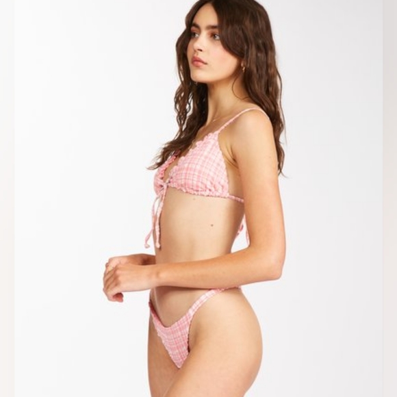 Billabong Pink Tide Bikini Set Triangle Top Medium & Maya Bottom Large - Picture 7 of 14